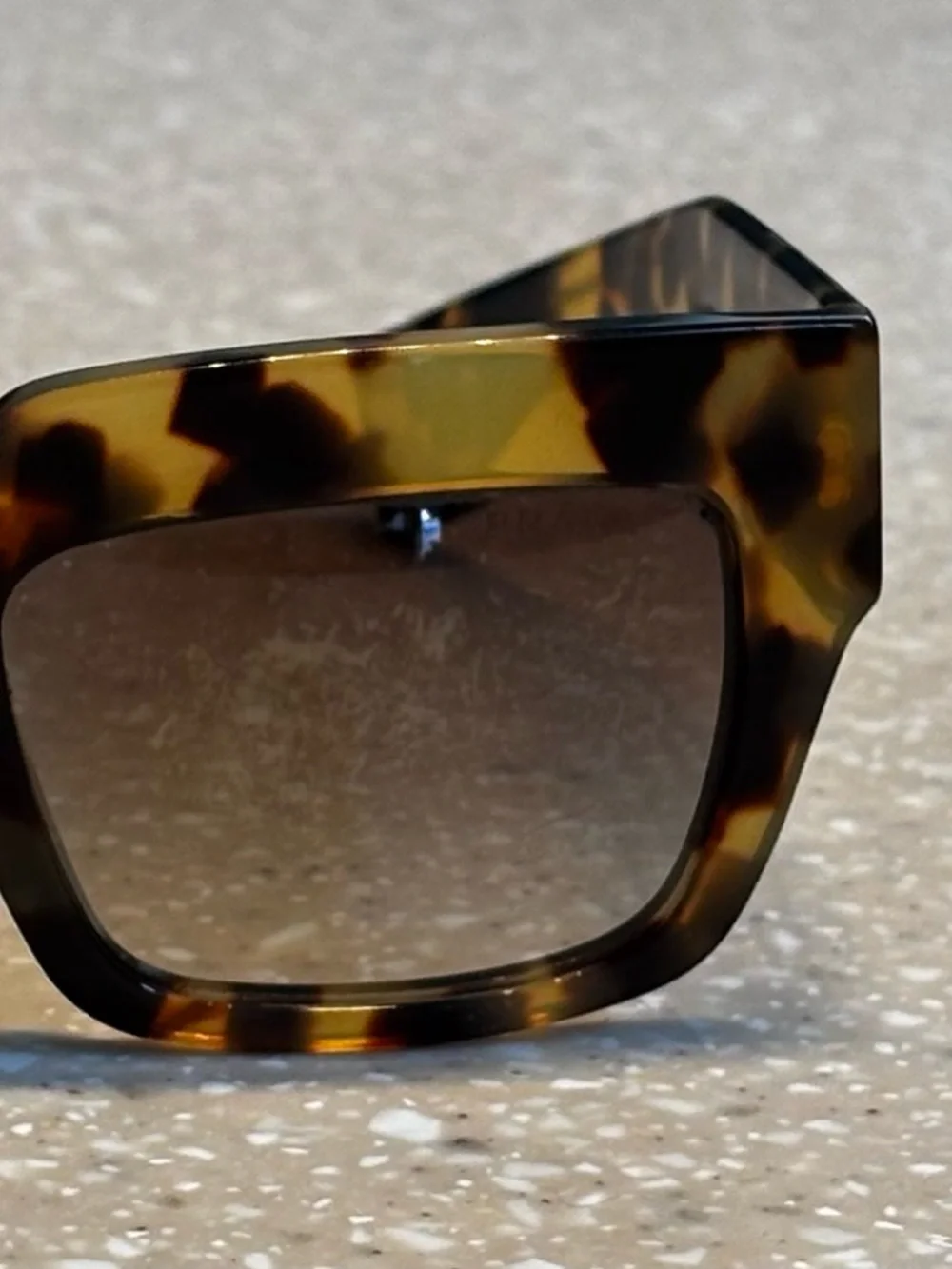 Prada Women’s Tortoise Acetate Sunglasses in Brown and Amber - Picture 7 of 10